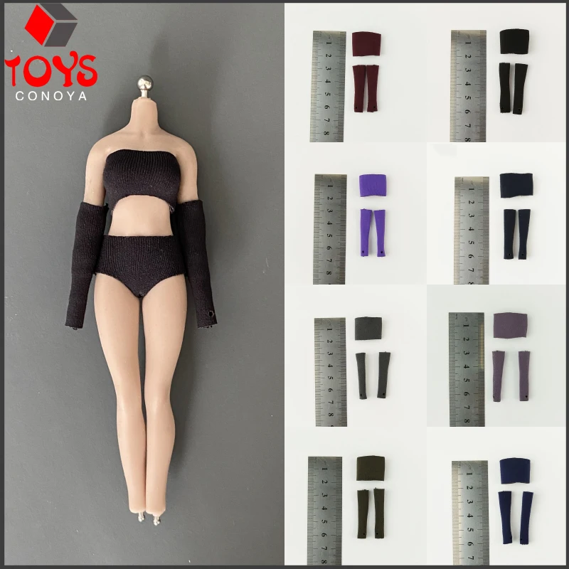 

YEESENYIYI 1/12 масштабные топы-трубы, бюстье, чехлы на рукава, модель одежды, подходит для 6-дюймовой женской фигурки солдата, тело куклы