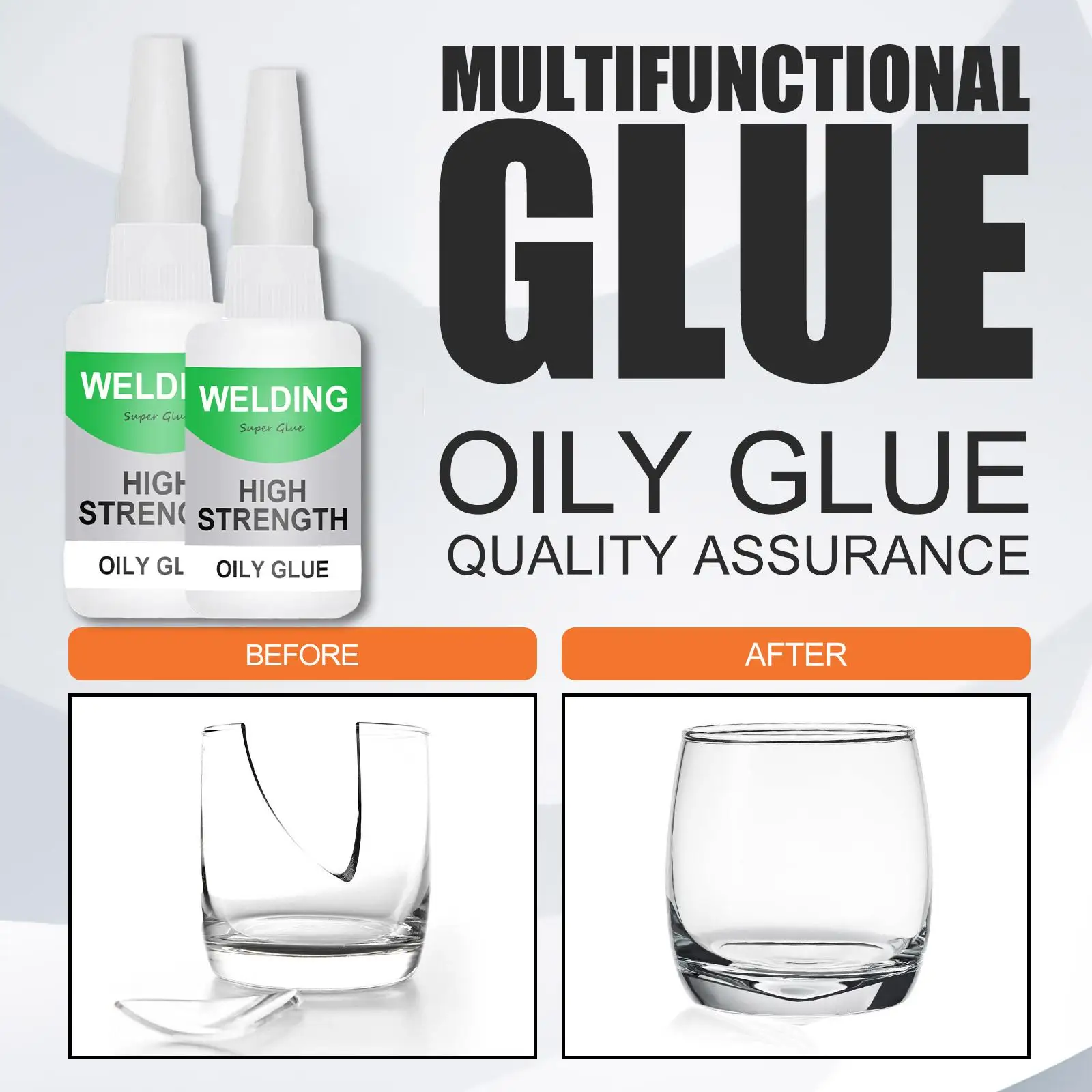 30/50g Welding Super Glue Universal Tile Glass Repair Super Glue Glue Multifunction Tree Oily Glue Repair Glue Sole Shoe I9B8