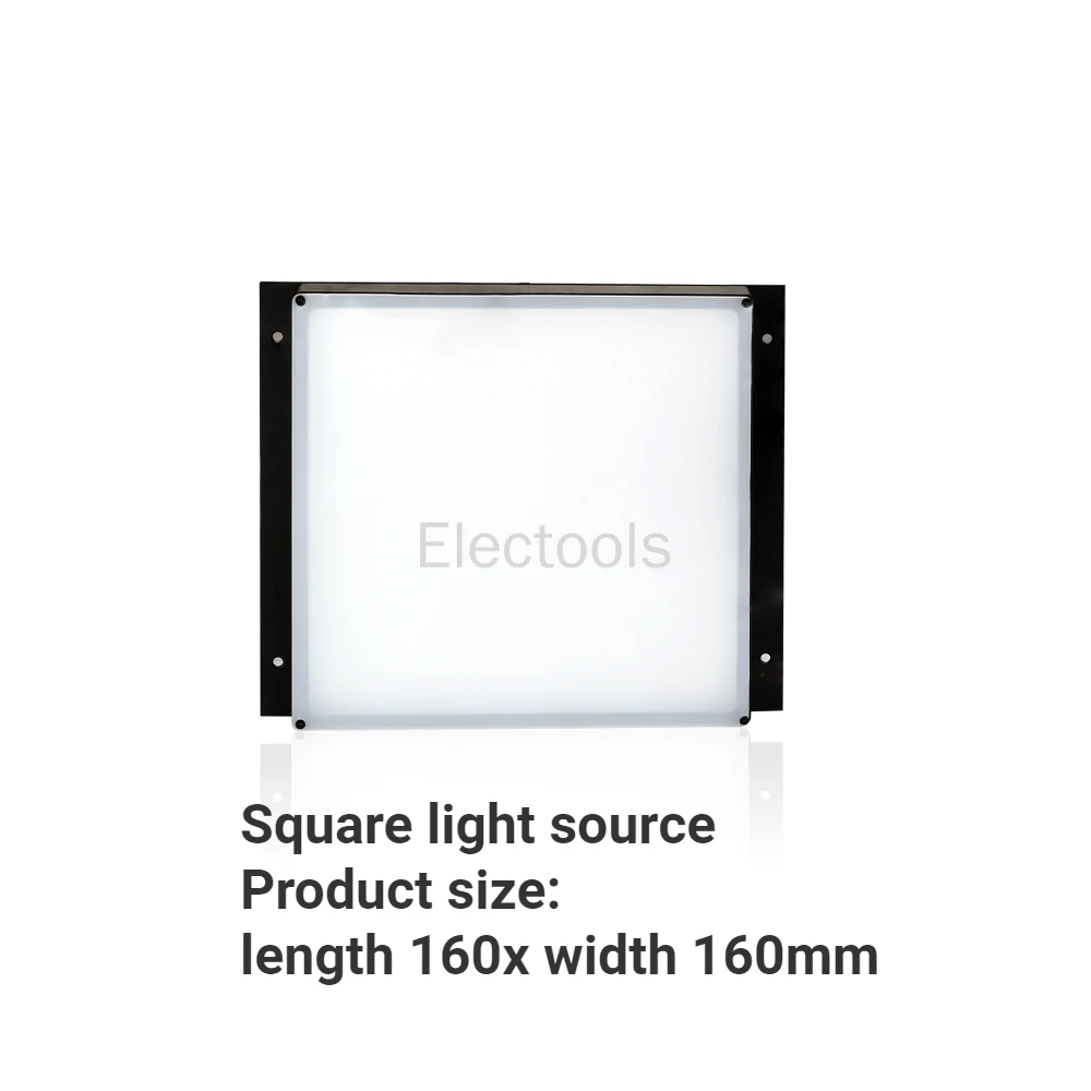 

LED Square 160mm Backlight Area Light Source Machine Intelligent Vision Detection Light Source CCD Industrial Camera Lighting