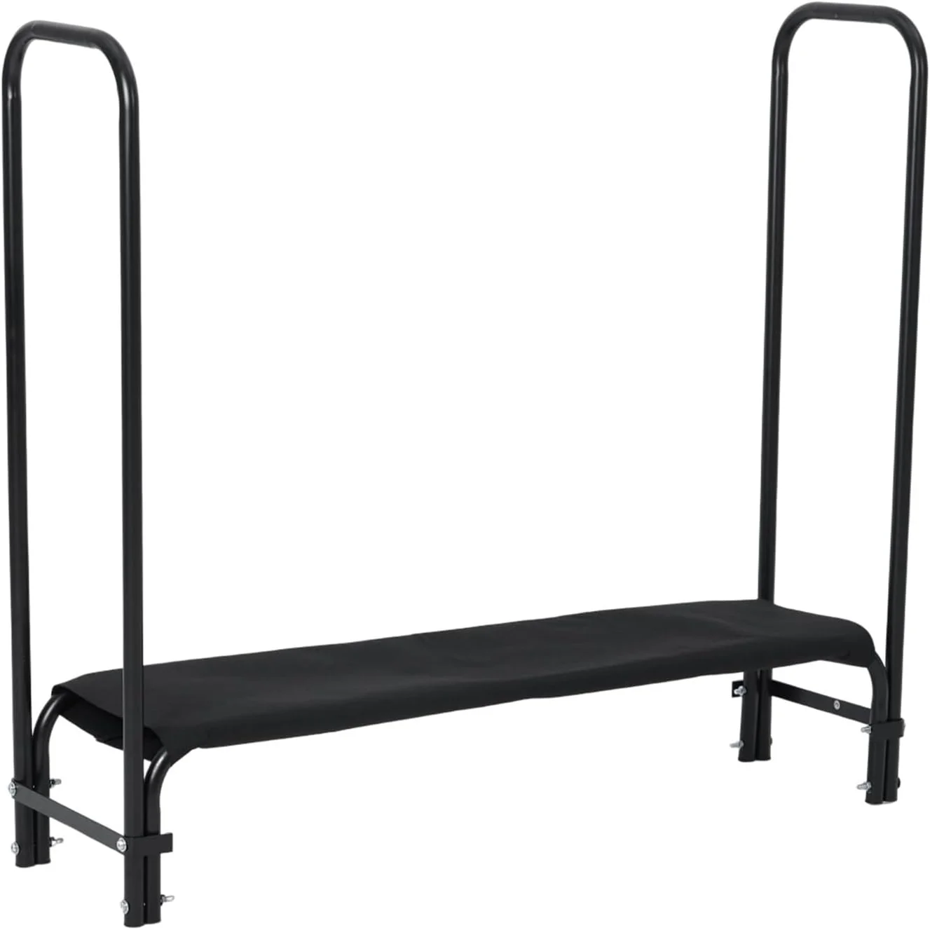 

Стойка для дров, 4-футовый уличный и внутренний держатель для бревен, сверхмощный органайзер для слов с защищенной от атмосферных воздействий крышкой, стальная сетка для хранения