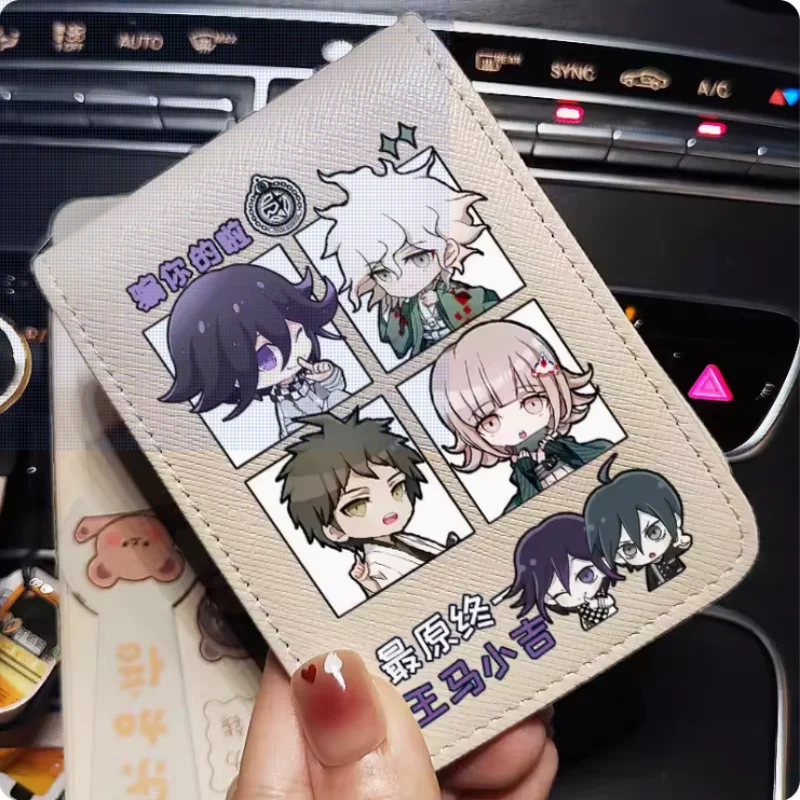 

Danganronpa V3: Killing Harmony Kokichi Oma Wallet Fold Bag Multi Card Coin Pocket Photoes Holder Fashion Kids Wallets Gift