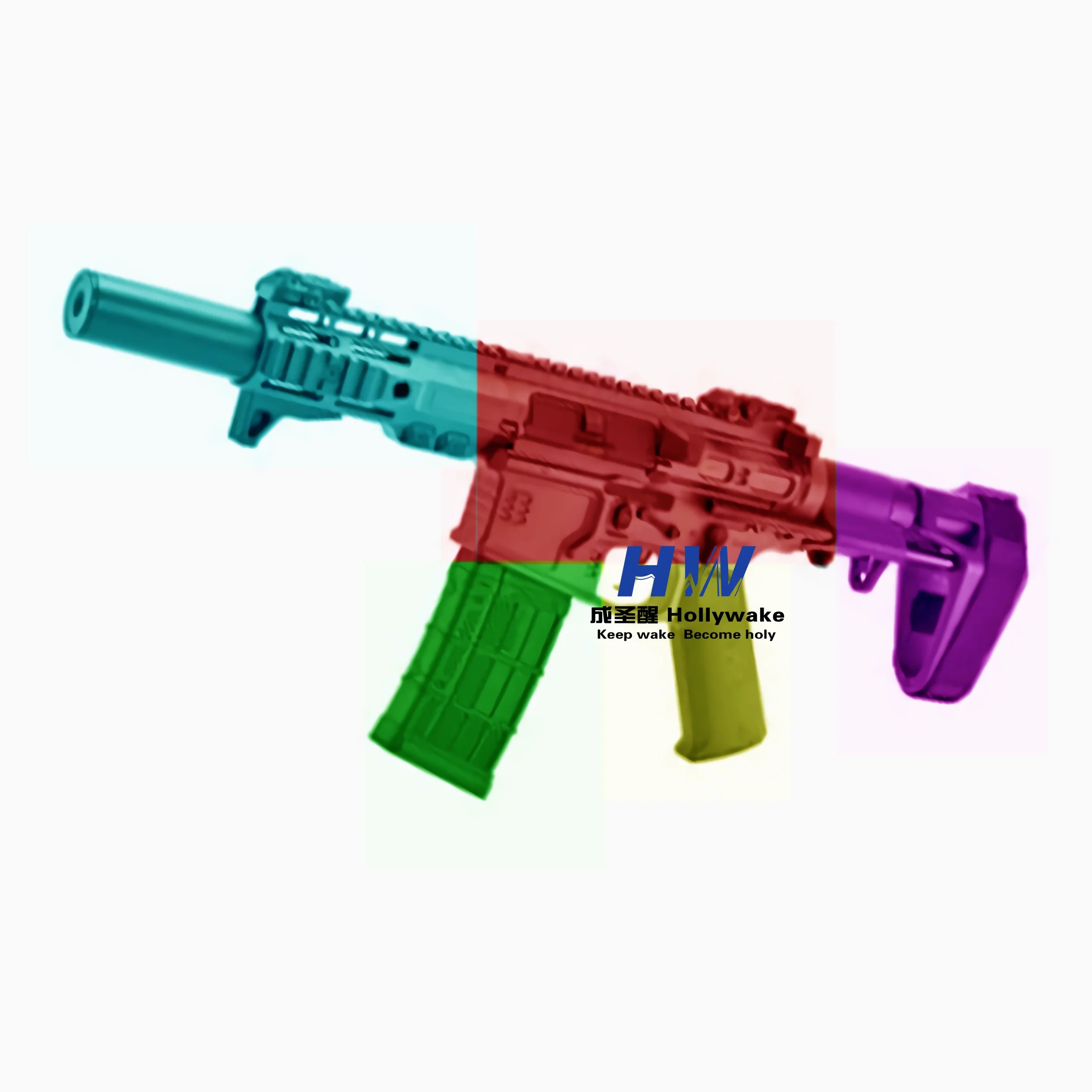 Jingji SLR V4 Gel Blasters Toy Guns For Boys Soft Bullet Electric Shell Ejecting Shooting Plastic Wholesale Set