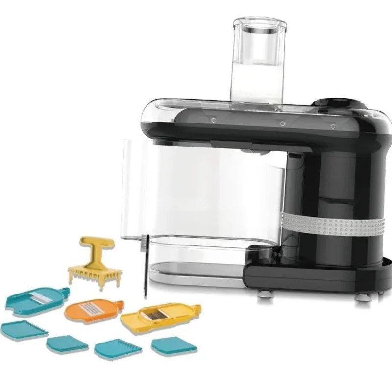 EU Standard 7-in-1 Multifunctional Electric Food Cutter Slicing Shredding Dicing Cheese Salad Making Tool