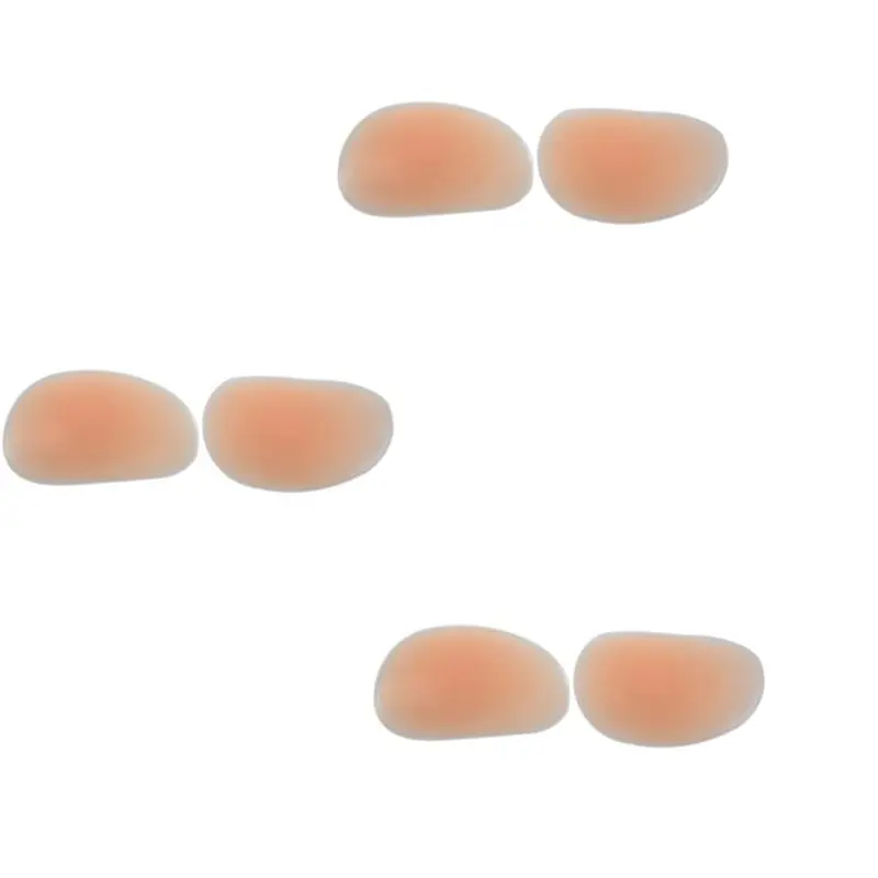 AEF6-6X Women Sexy Beige Silicone Hip Up Pads Butt Enhancer Booster