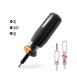 TOUGHBUILT Screwdriver Set With Magnetic Household Multifunctional Manual Screwdriver Set Maintenance Tools TB-H5-M-01