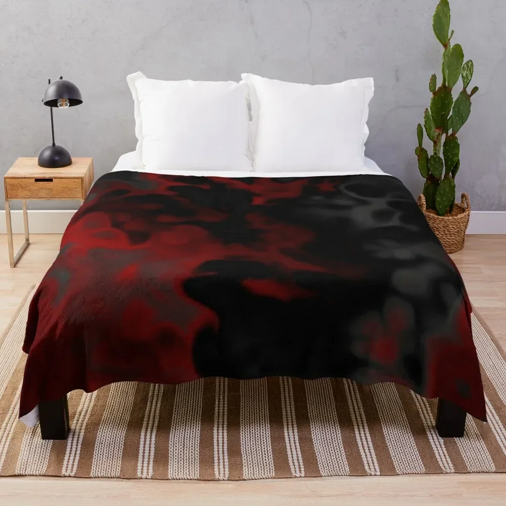

black red and gray Throw Blanket Kid'S Soft For Decorative Sofa Blankets