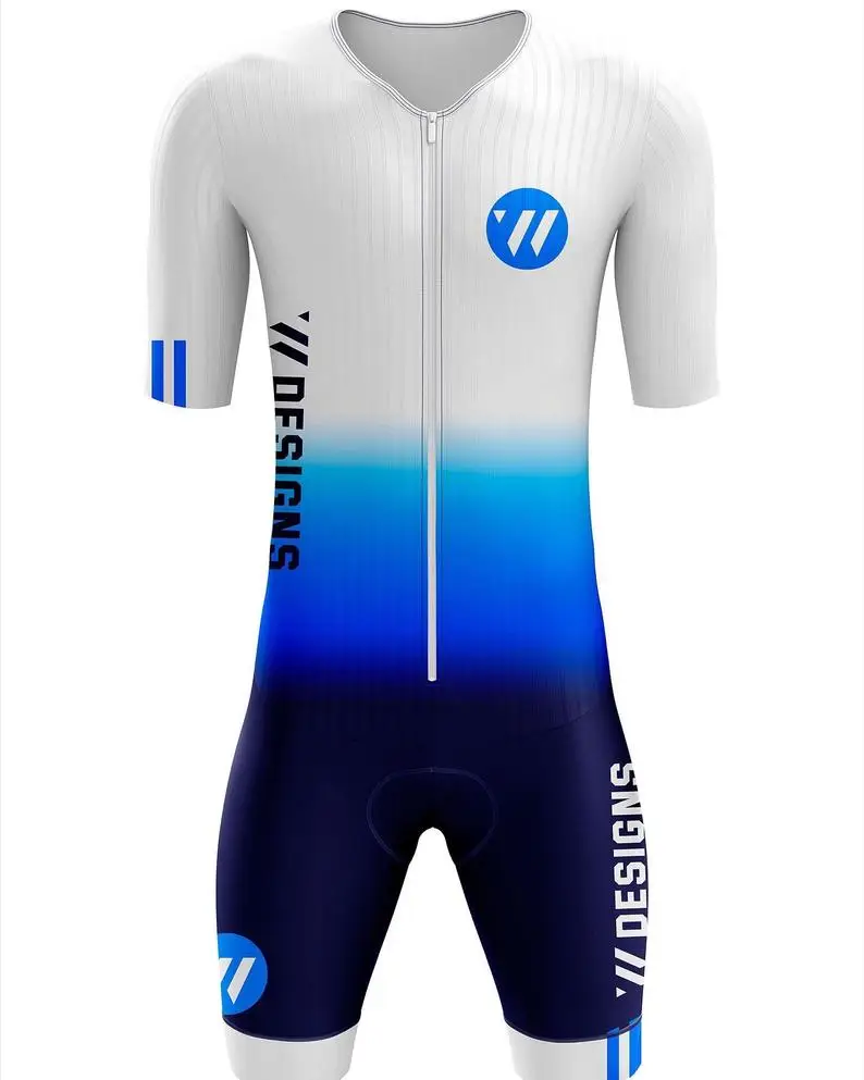 Vvsportsdesigns 2022 Man Triathlon Schaatspak Fietsen Korte Mouw Badmode Custom Bike Jersey Kleding Jumpsuit Ropa Ciclismo Pak