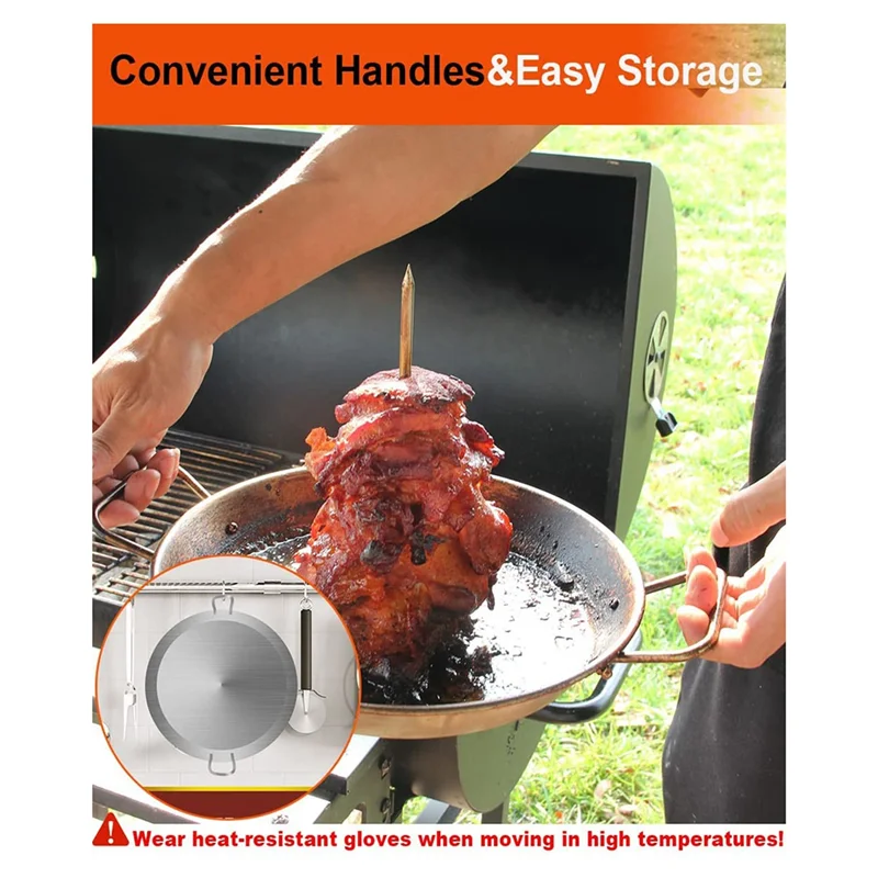 Vertical Skewer for Grill-Al Pastor Skewer Brazilian Vertical Spit Stand for Tacos Al Pastor, Shawarma, Kebabs, Gyros