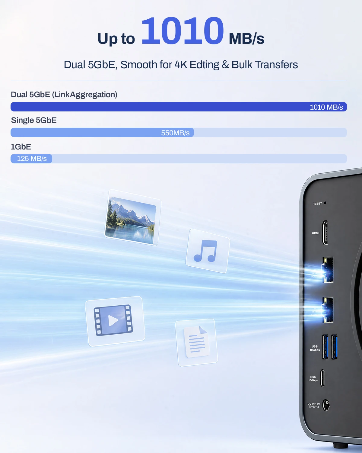 TERRAMASTER F4-425 Pro NAS Storage 4Bay Intel Core i3-N350 8-rdzeniowy, 16GB RAM DDR5, pamięć sieciowa (bez dysków) — zdjęcie produktu 4