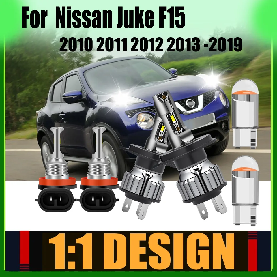 

H4 H11 LED Headlight Fog Light - Aviation Aluminum Housing For Nissan Juke F15 2010 2011 2012 2013 2014 2015 2016 2017 2018 2019