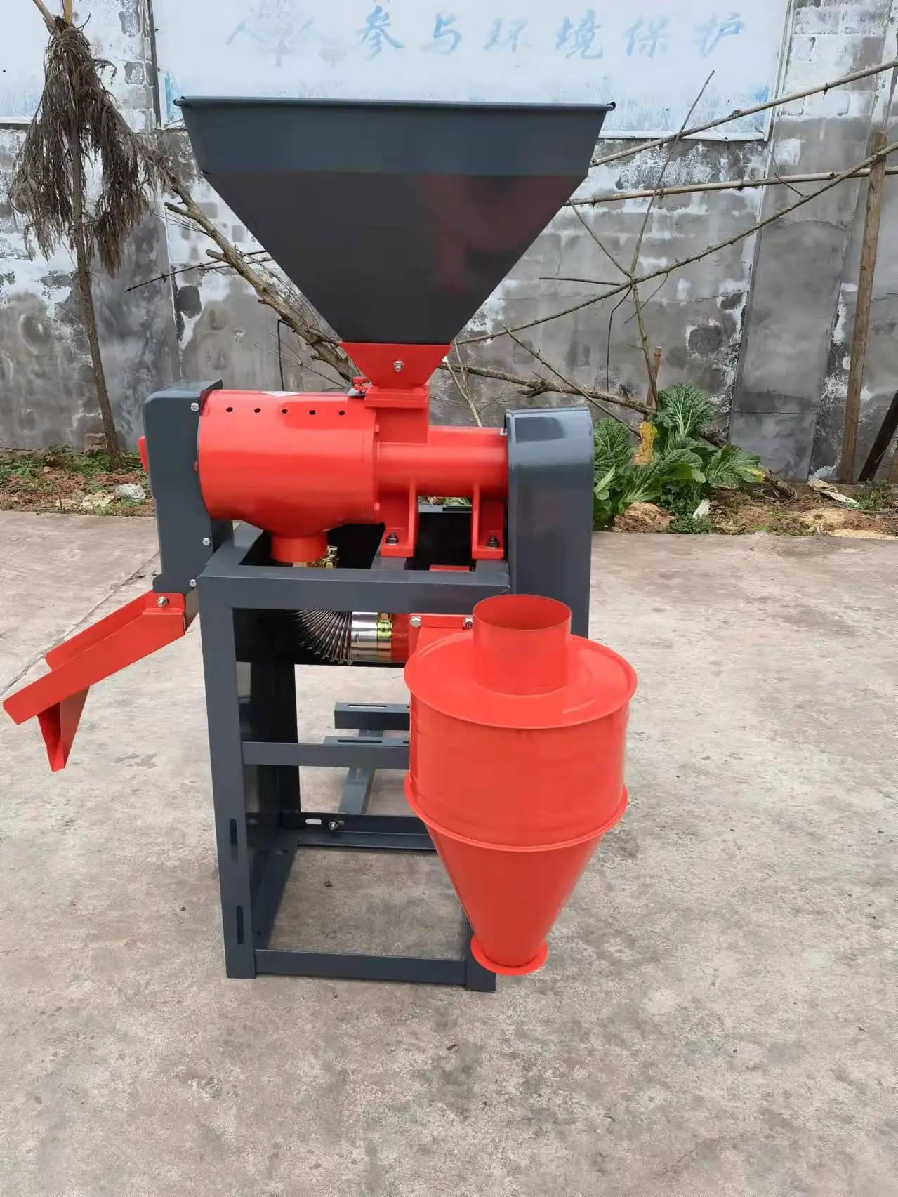 Mesin Pengolah Gandum 6N70 Mesin Penggiling Padi Gabungan