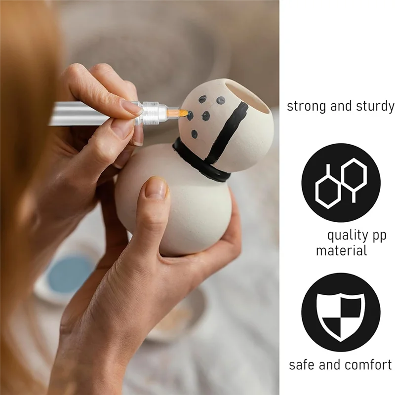 8 шт. пустой маркер для краски, маркеры для акриловой краски, ручки для рисования 4,5 мм, пустой акриловый маркер