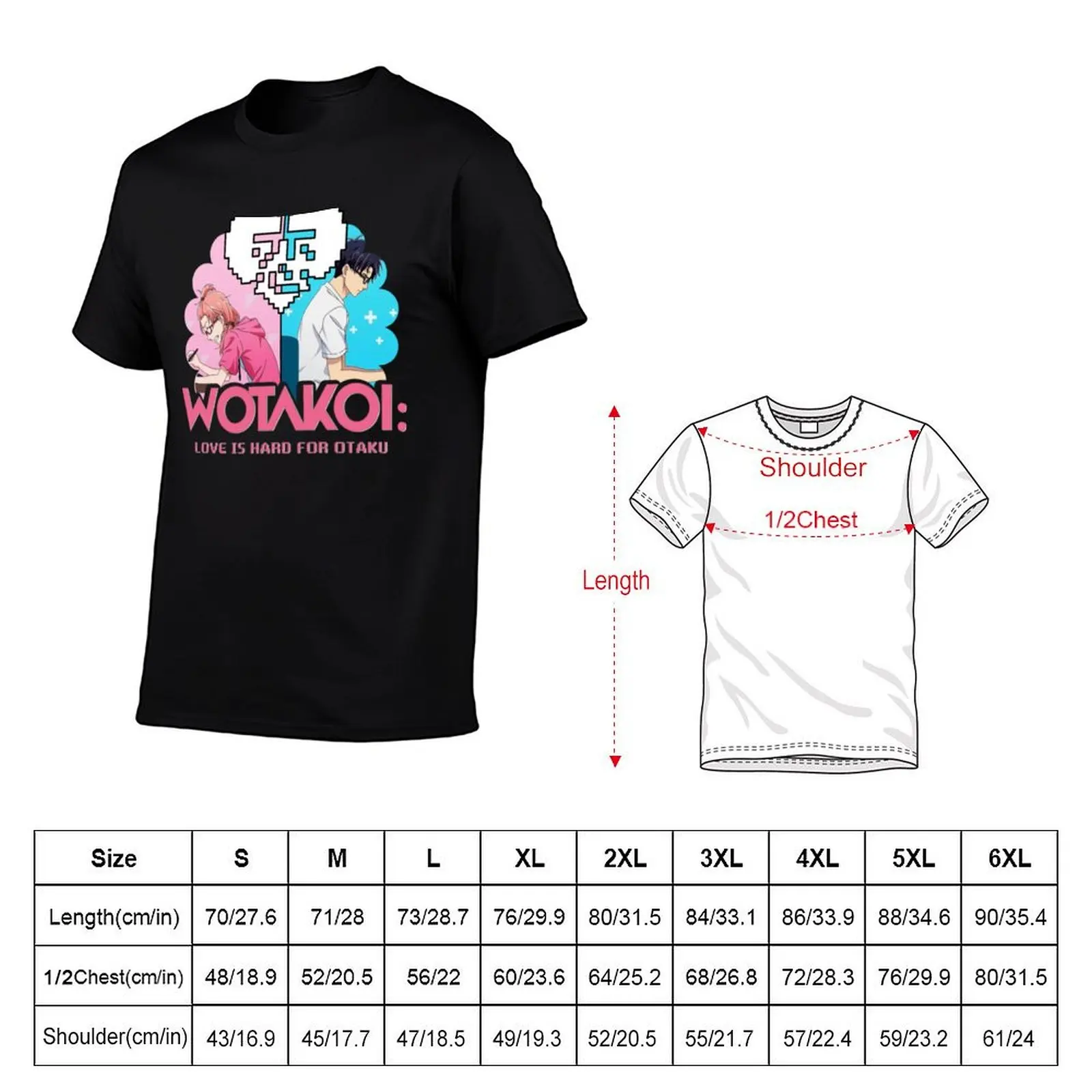 cotton shirt 1 t t is Hard casual Love luxury man for t shirt Otaku 100% T-Shirt man shirts Wotakoi