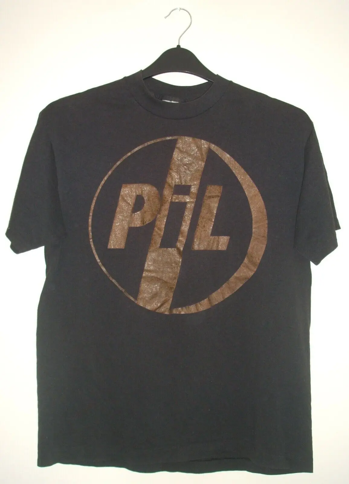 Public Image Ltd Vintage Tour T Shirt 1988 Large Black Happy Pil Sex Pistols