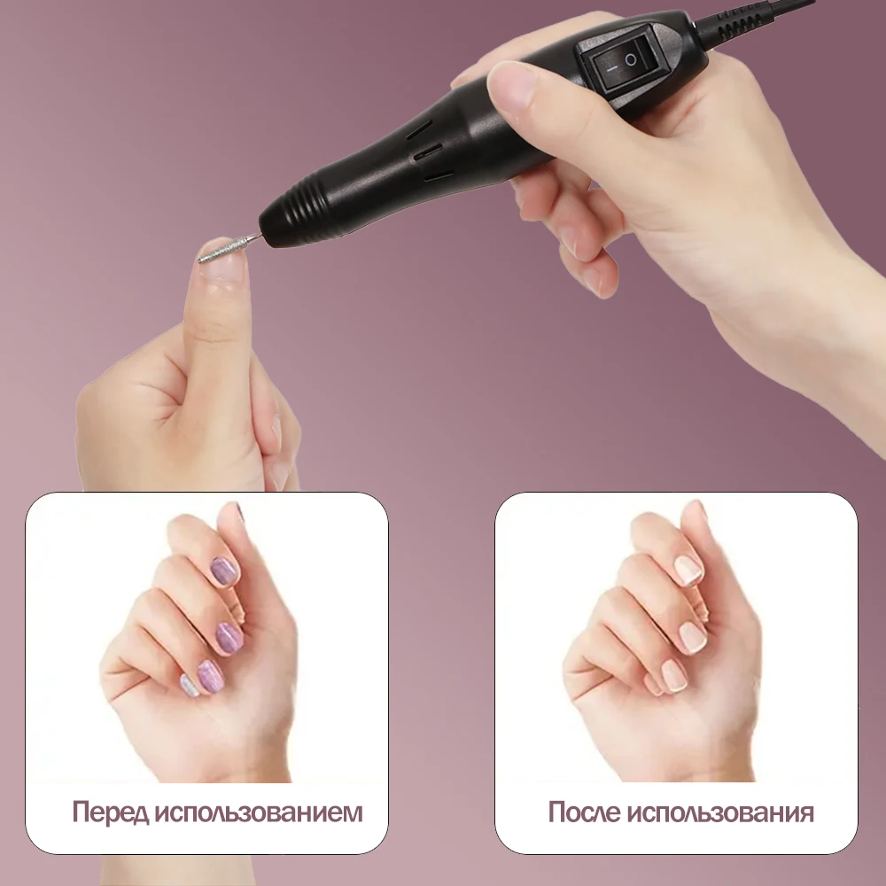 Nagelboormachine 20000 RPM Professionele elektrische nagelboormachine voor Nail Tech Supplies Acryl elektrische nagelboor