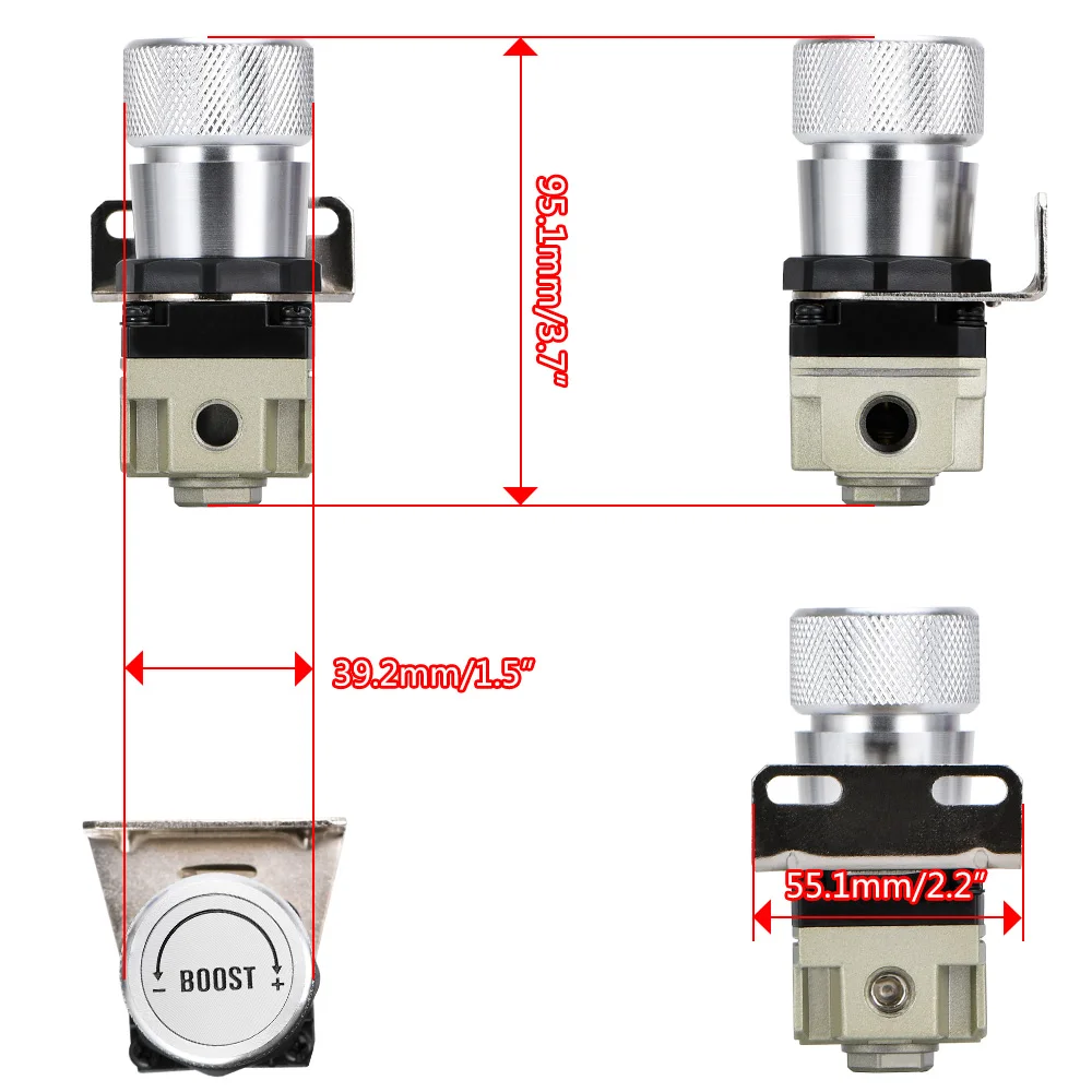 Hypertune - T2 UNIVERSAL ADJUSTABLE MANUAL GAUGE TURBO BOOST CONTROLLER 1-150 PSI SR20DET SR HT5811