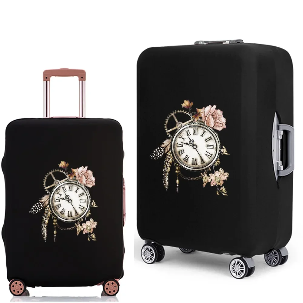 Travel Suitcase Dust Cover Feather Print Luggage Protective Cover for 18-28 Inch Trolley Case Portable Cover Travel Accessories