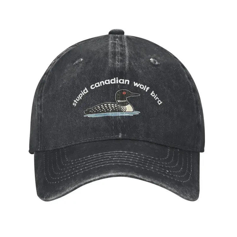 Men And Women Have a Fierce Competition Over Silly Canadian Wolf Bird Merchandise, Including Classic Trucker Hats And Adjustable