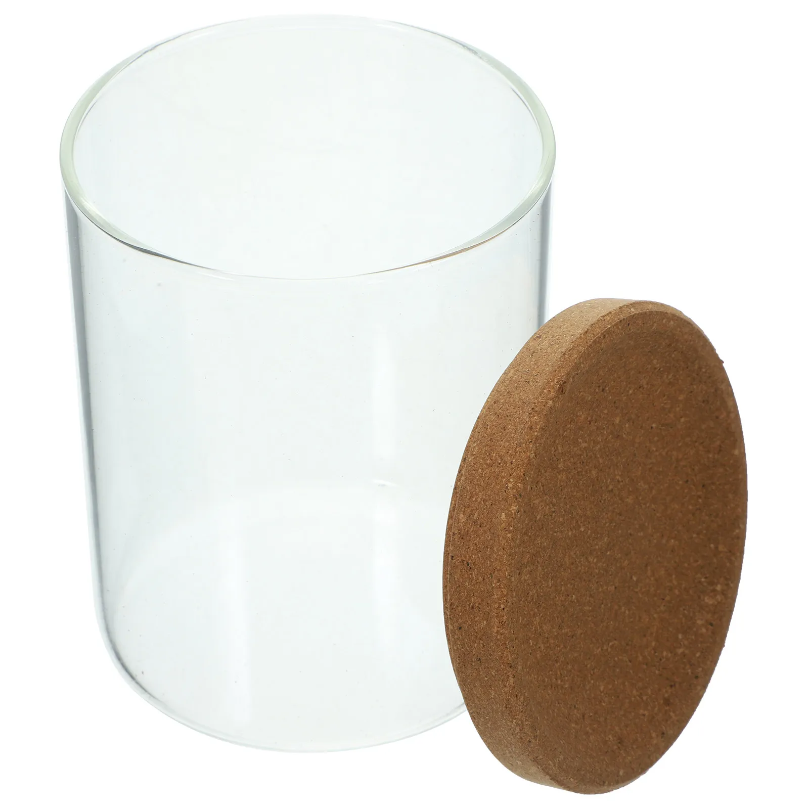 Airtight Transparent Storage Jar with Lid – Cotton Swabs, Toothpicks, Cosmetics Organizer for Bathroom & Desktop