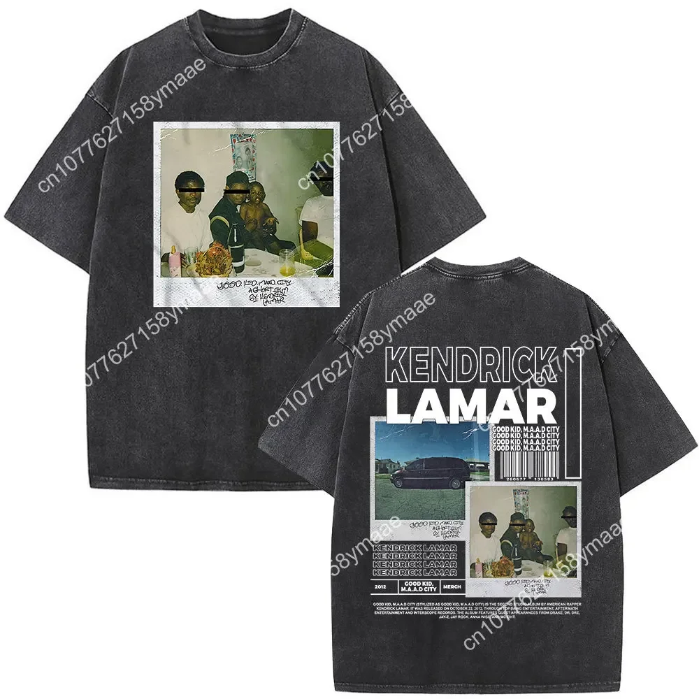 Vintage Washed Kendrick Lamar Say Drake They Not Like Us T-shirts Fashion Hip Hop Short Sleeve T Shirt Men Women Casual Cotton T