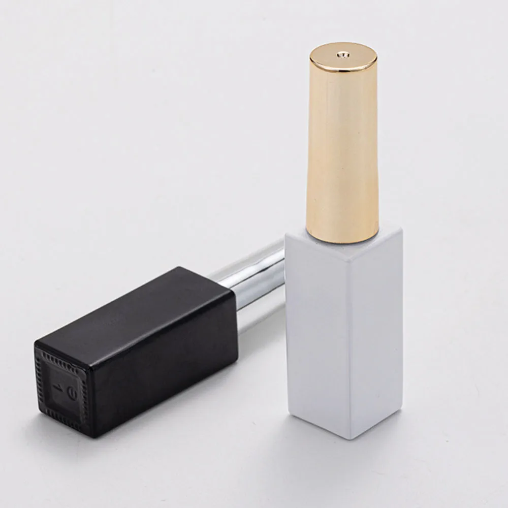 7.5 مللي زجاجات طلاء الأظافر الفارغة الصغيرة مع فرش جيل للأظافر حاوية زجاجية إعادة الملء وعاء التجميل مانيكير موزع زيت التجميل