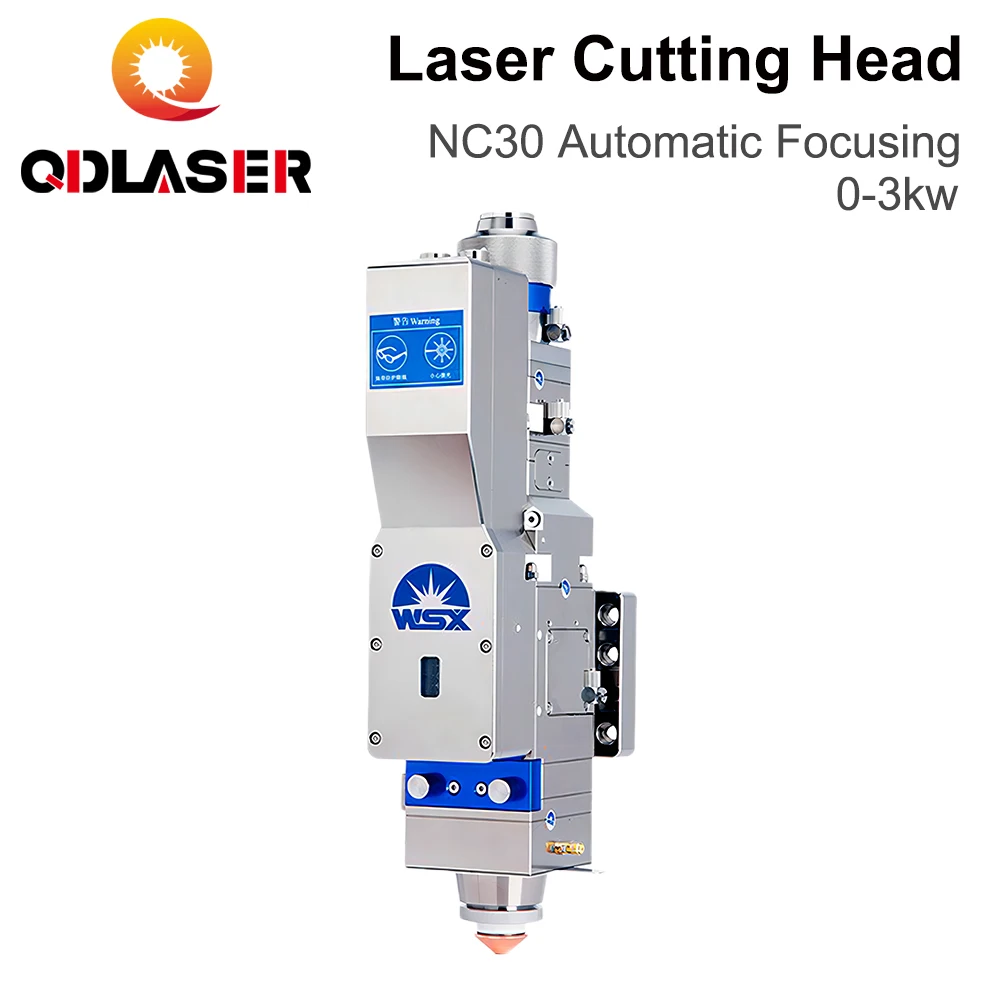 

QDLASER WSX NC30 Fiber Laser Cutting Head 0-3KW Automatic Focusing Max Laser Power 3000W QBH for Metal Cutting