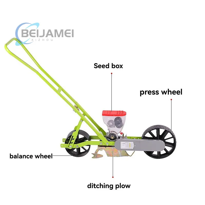Double Line Row Vegetable Manual Seeder Carrot Seeder for Vegetable Small Coriander Cabbage Spinach Economical Hand Planter