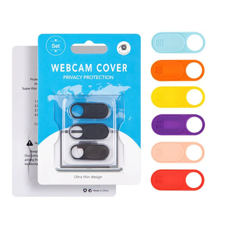 

Webcam Cover Privacy Protector for Laptop Computer and Smartphone Lens Anti-Spy Camera Blocker Sticker Slide Shield