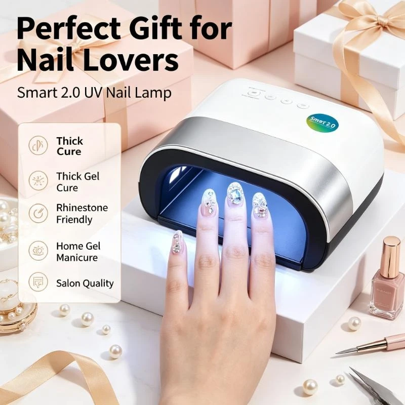 Sensor Activated Cordless Manicure Light With Multiple Timers Realizes Gel Drying For Small Beauty Studio Nail Operations