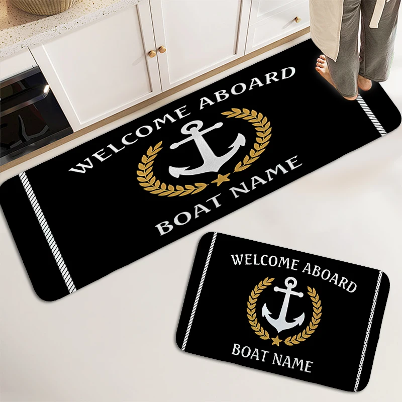 

Bathroom Hallway Mat Anchor Useful Things for Home Decorations Rug for Bedroom Washable Non-slip Kitchen Mats Sleeping Room Rugs