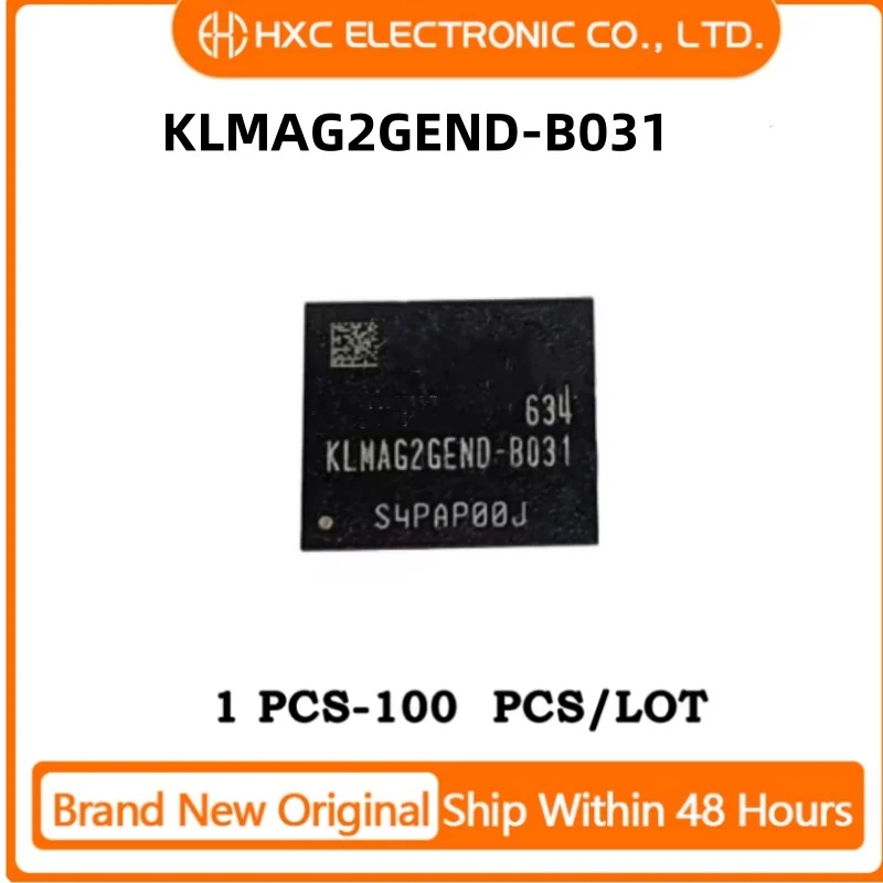 1PCS/5PCS/10PCS/50PCS KLMAG2GEND-B031 KLMAG2GEN BGA153 Brand New Original IC Chip