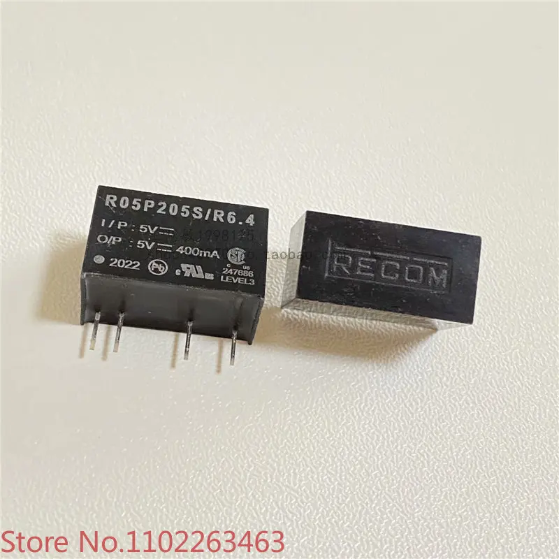 R05P205S/R6.4 RECOM DC/DC transducer 2W 5VDC