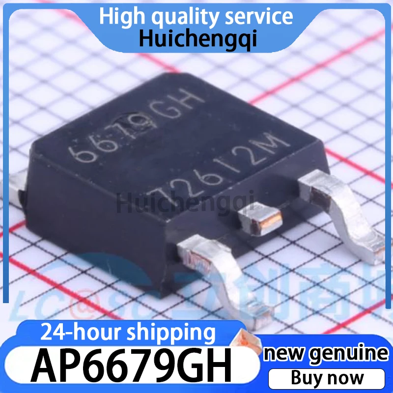 5PCS Original Genuine AP6679GH AP6679 TO-252 P-channel 30V 75A Field-effect Transistor