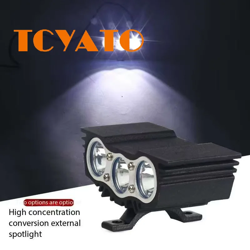 Owl Super Bright LED Motorcycle and Electric Vehicle Headlights 30W Flash White Aluminum 1-Year Warranty Color 6000K