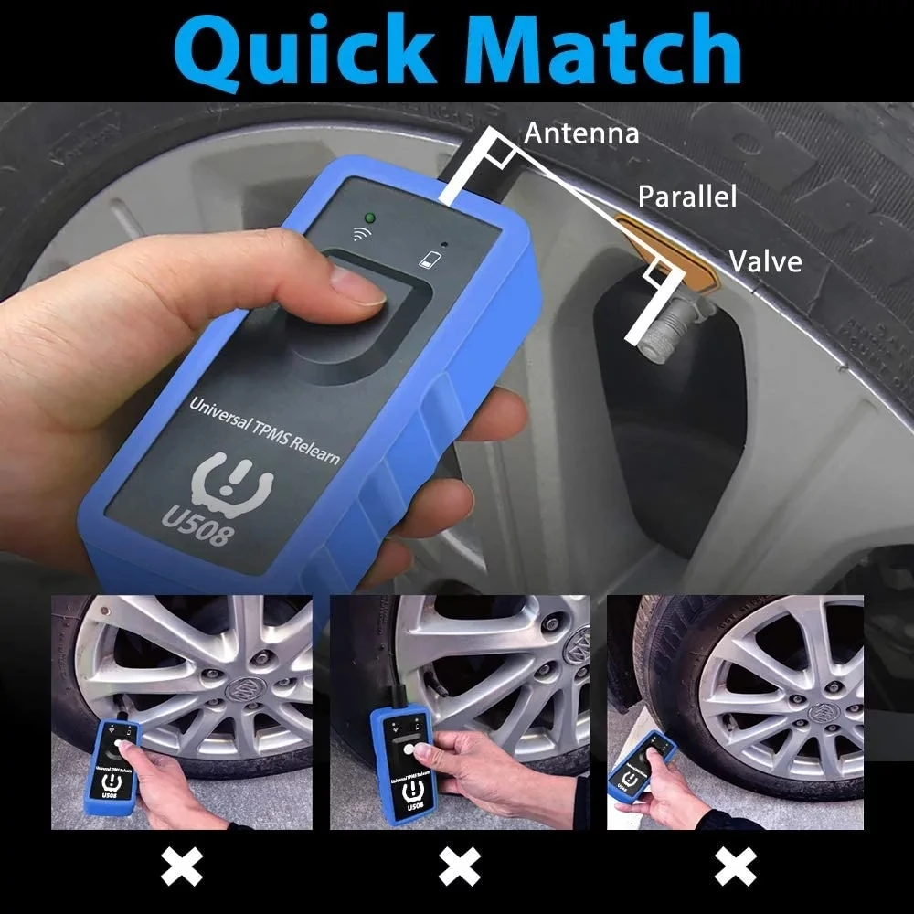 Universal Car TPMS Reset Tool Auto Tire Pressure Monitor Sensor System Relearn Tool U508 for Ford Opel BMW Jeep GMC Chevrolet