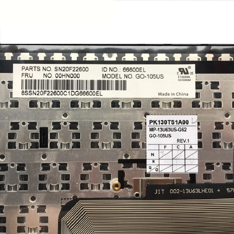 Z 00HN000 FOR Lenovo Thinkpad E550 E550C E555 E560 E565 Laptop US English Keyboard