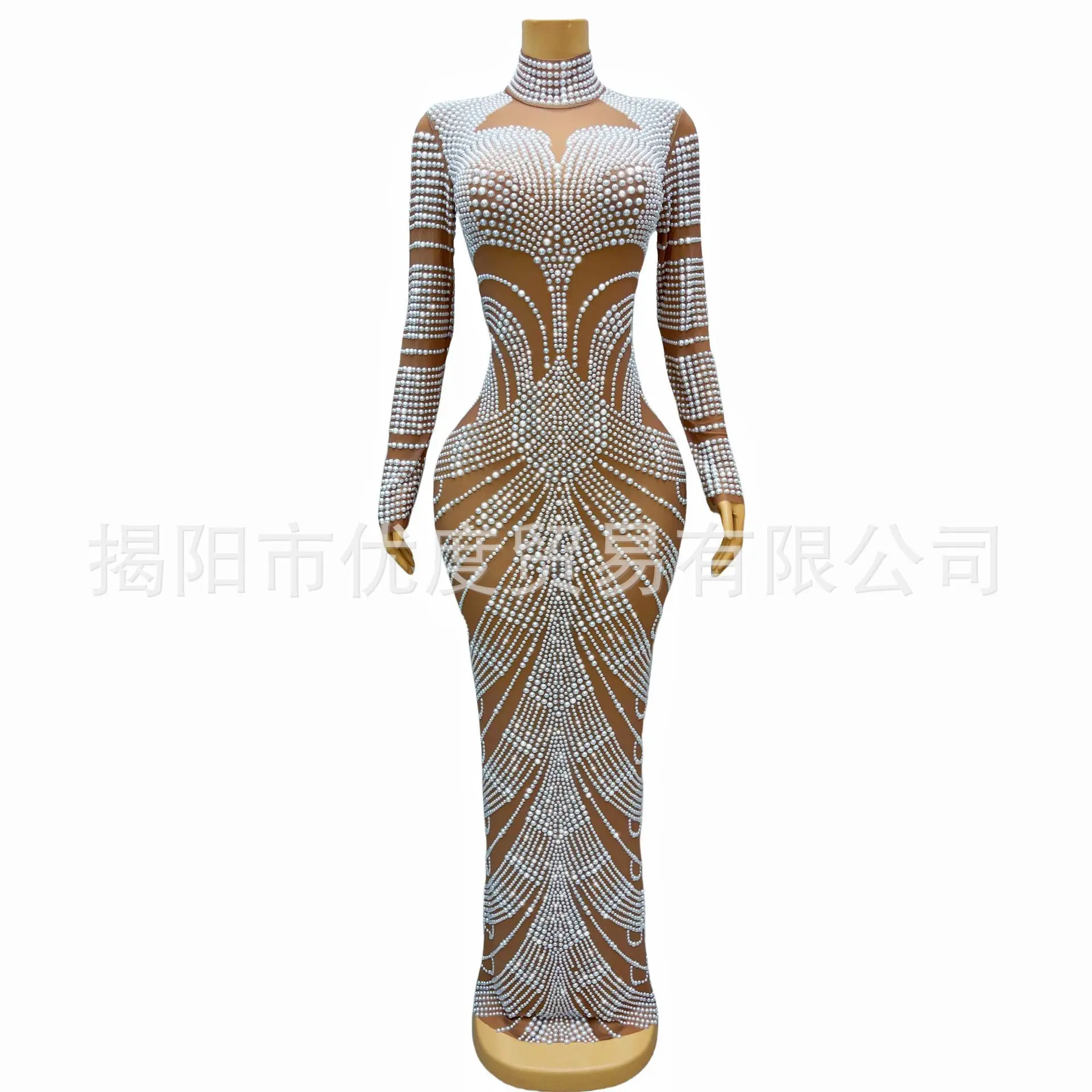 

Высококачественное сексуальное платье ручной работы со стразами на день рождения, длинное платье для вечеринки, белое лунное платье, Vestidos Para Festas De Luxo