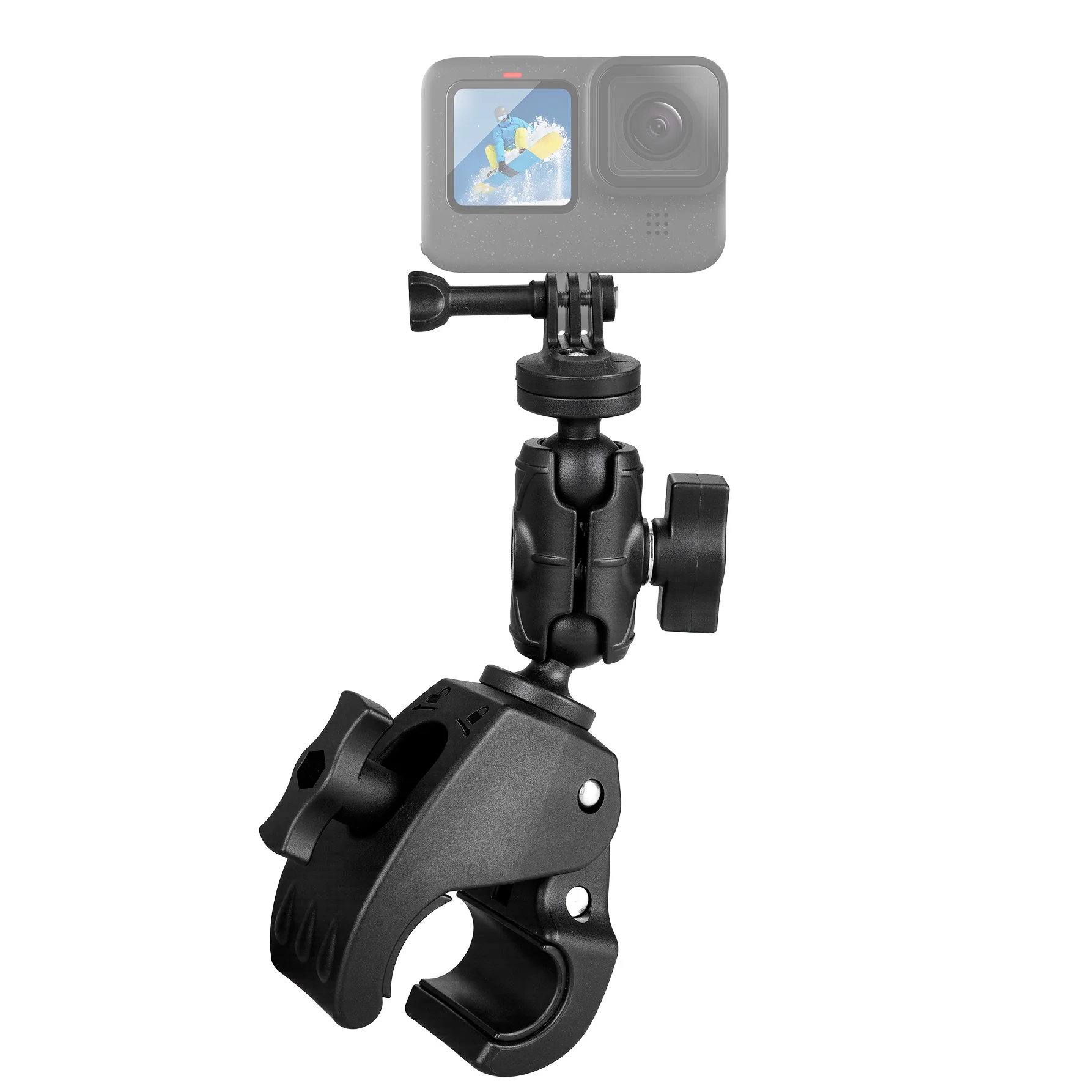 GoPro fixed mounts,Motorcycle Handlebar Super Clamp  Mount,2.3