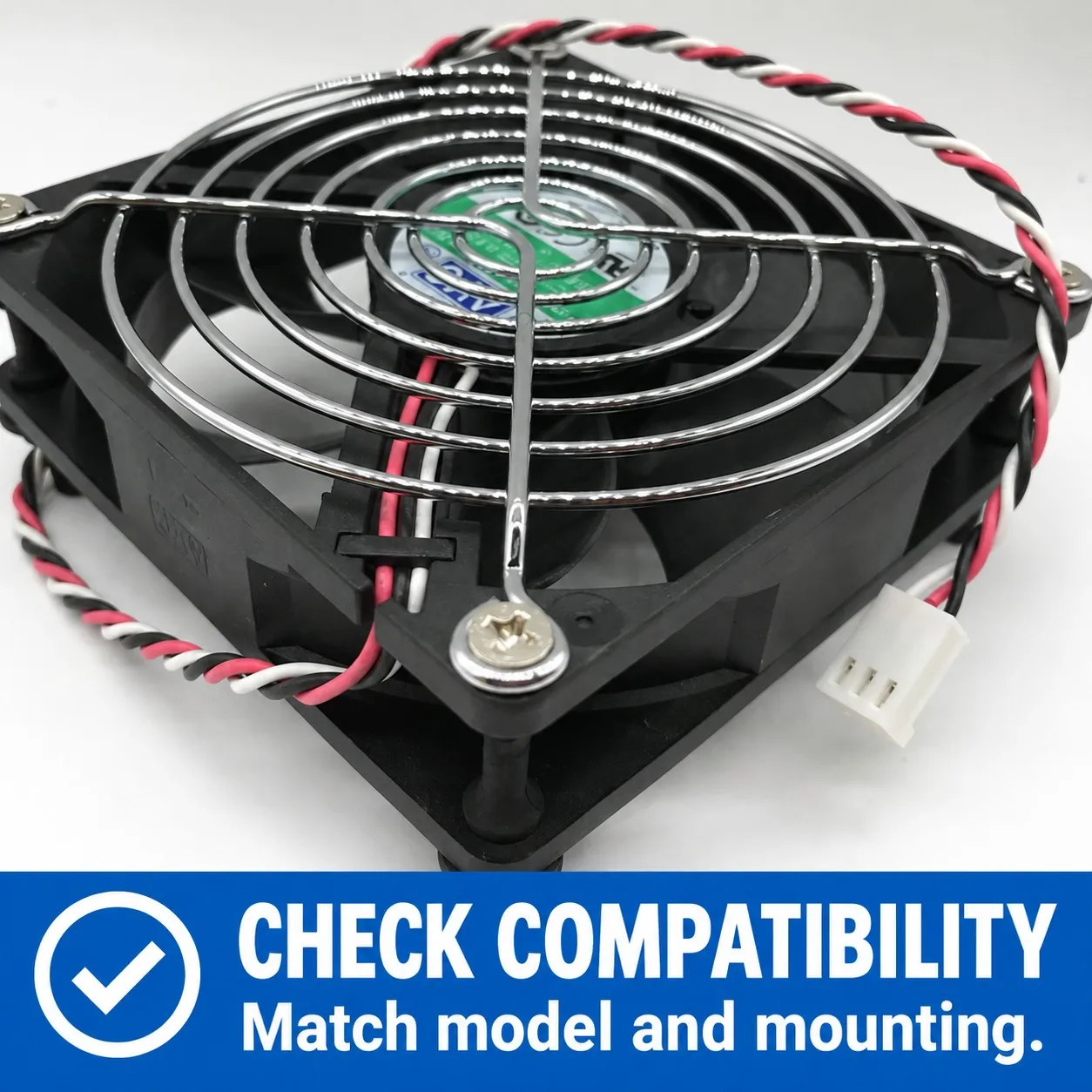 DS09225S12L Server Cooling Fan 92mm 12V 0.13A Tachometer 3-Wire for AVC