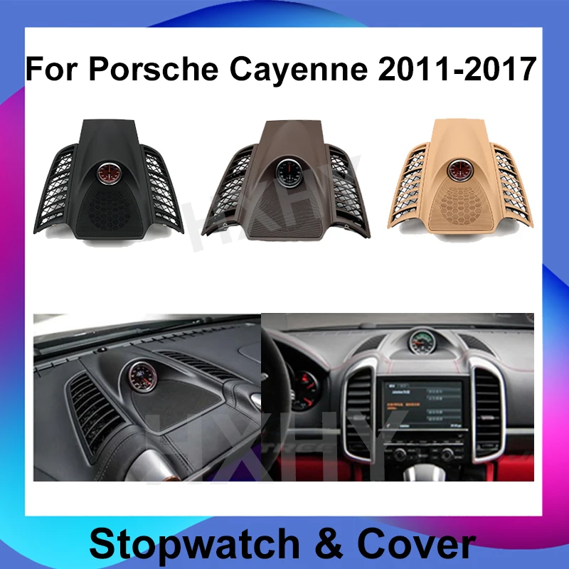 

Car Dashboard Stopwatch Decoration Clock Time For Porsche Cayenne 2011-2017 Support Sport Chrono Center Electronic Meter