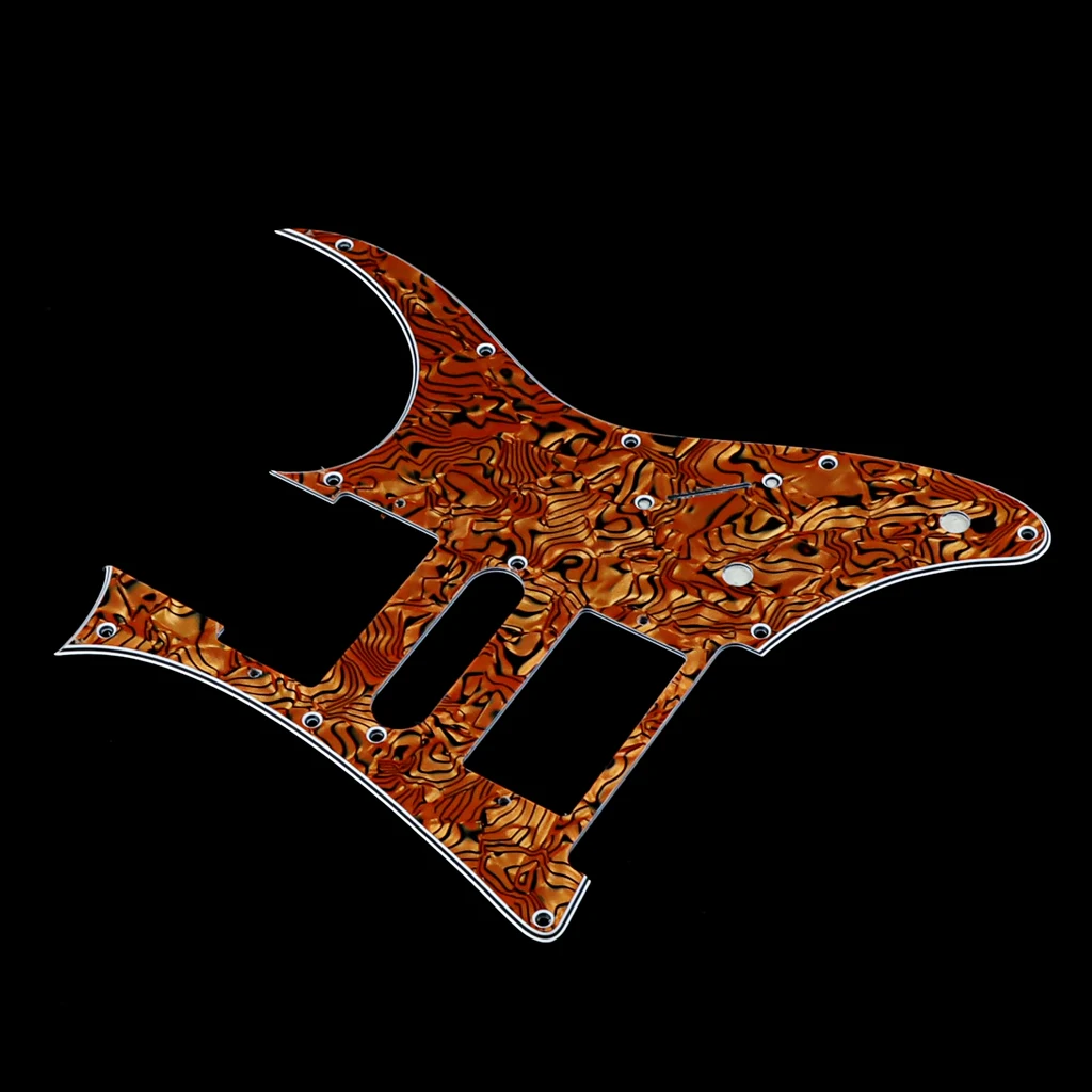 

1 шт. 10 отверстий открытые HSH детали для гитары, 3-слойная коричневая жемчужная оболочка