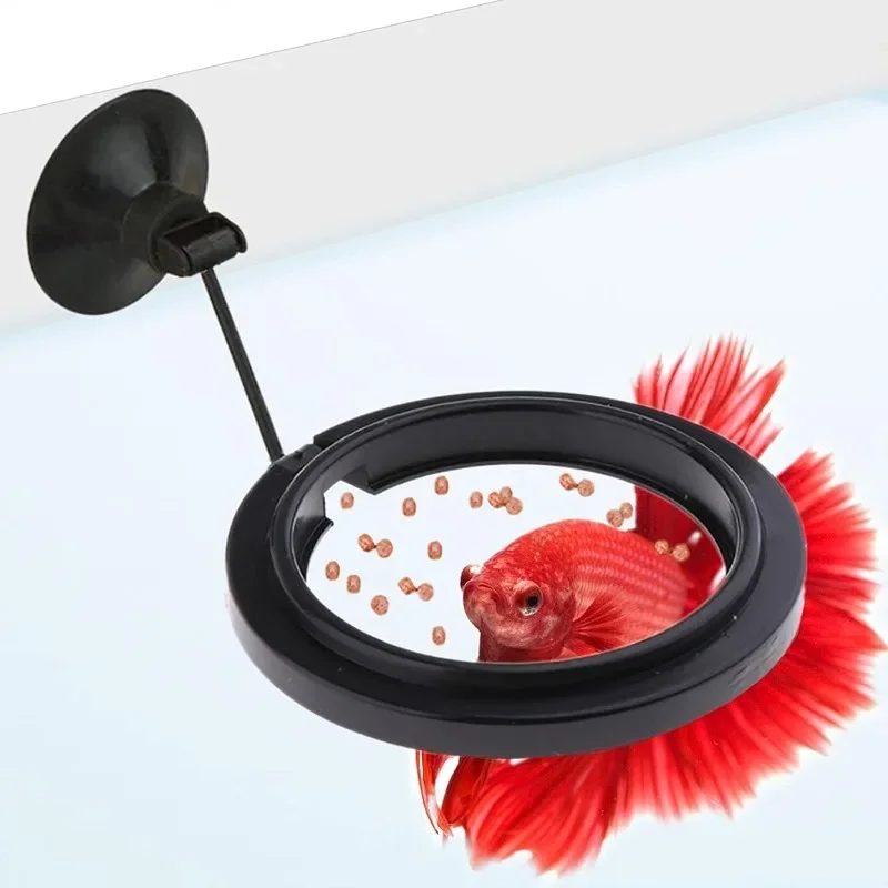 

Fish Food Feeding Ring Fish Tank Floating Station Food Tray Feeder Fish Feeding Device Aquarium Anti-diffusion Feeding Ring 1pcs