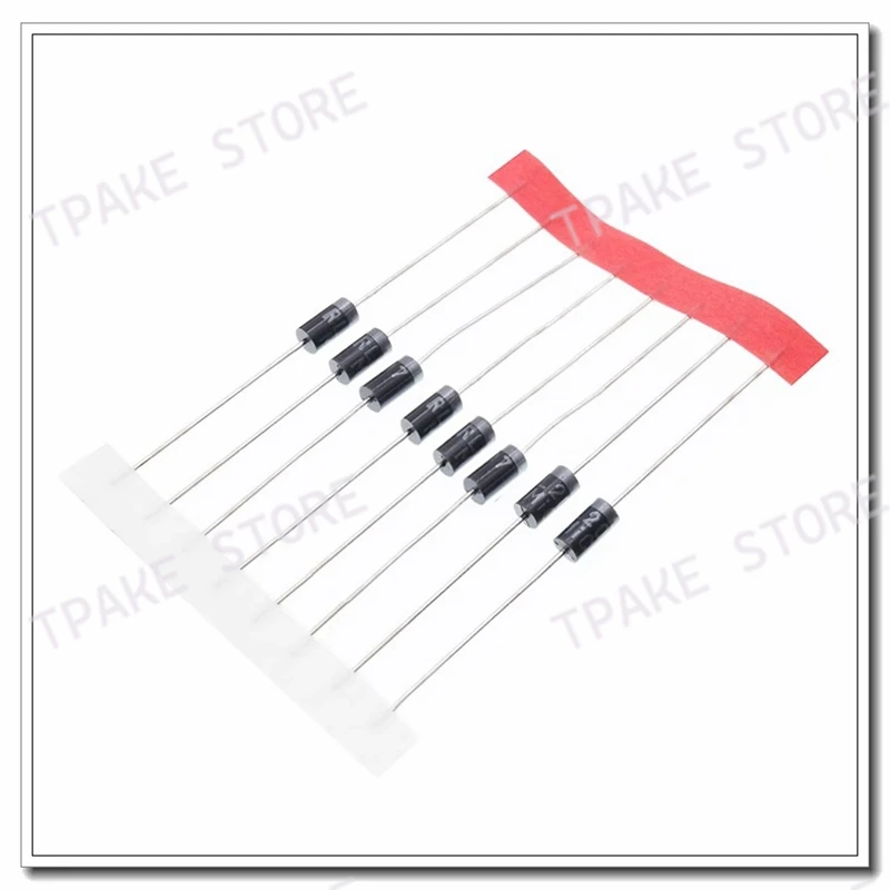 50pcs SR2200 DO-15 2A/200V Schottky Diodes