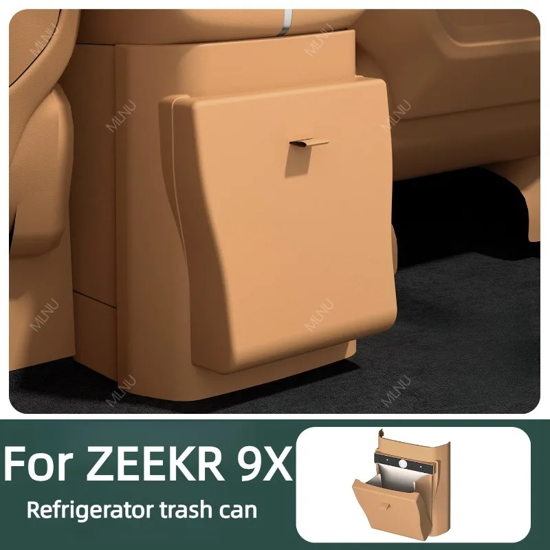 Fridge Protector Bin Trash Can For ZEEKR 9X 2025-2026 Accessories Kick-Proof Scratch-Proof Compact Rounded Edge Non-Slip