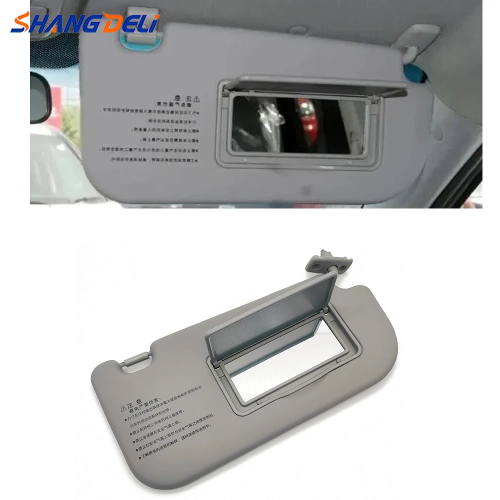 

Car Gray Sun Visor Sunshade Right Side Sun Shield Replacement Compatible For Kia Sportage 2005 - 2010 Accessories