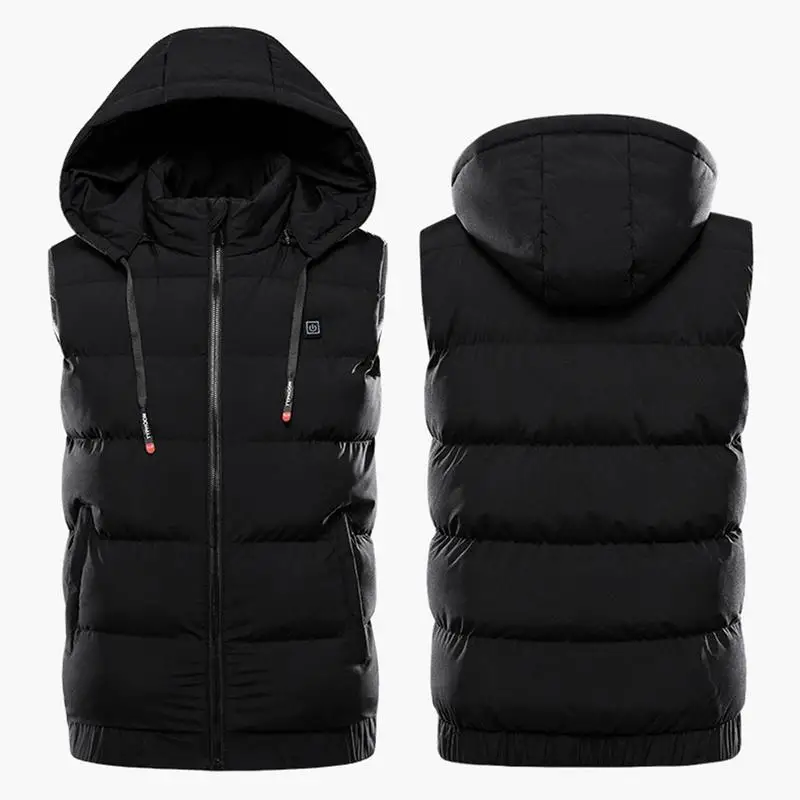 Winter Warm Jacket Unisex Electric Heated Vest Thermal Warm Jacket Winter Warmer Accessory For Cycling Camping Skiing