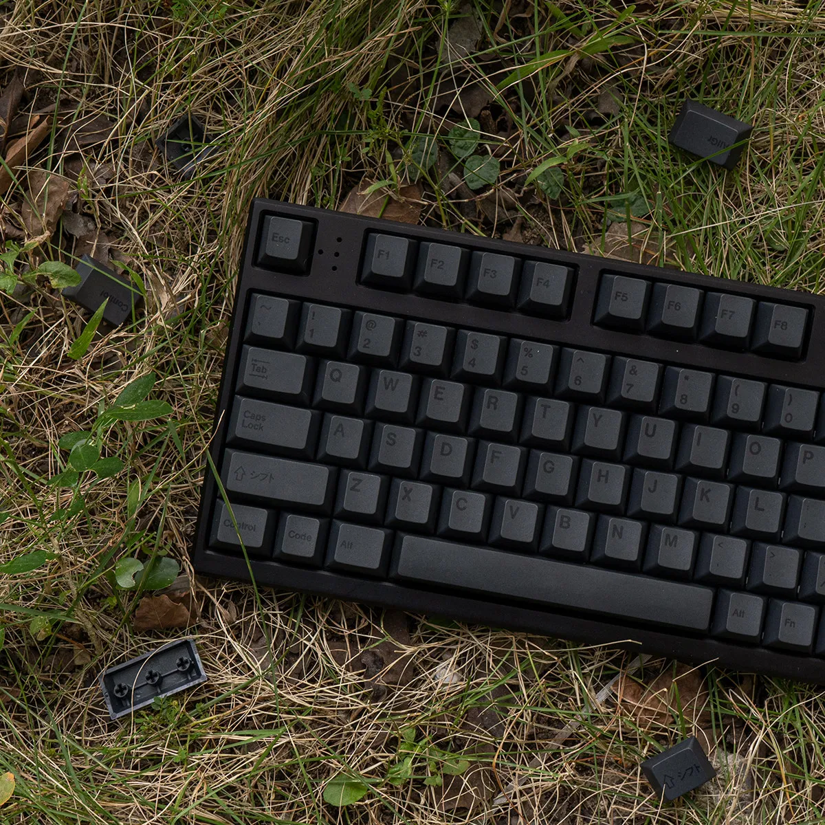 Original Same-Engraved Black English Japanese 144-Key Mechanical Keyboard Keycap PBT Sublimation Cherry Original Factory Height