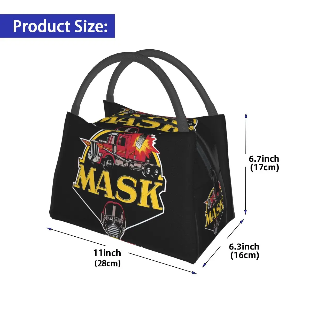 MASK Mobile Armored Portable insulation bag for Cooler Food Office Pinic Container
