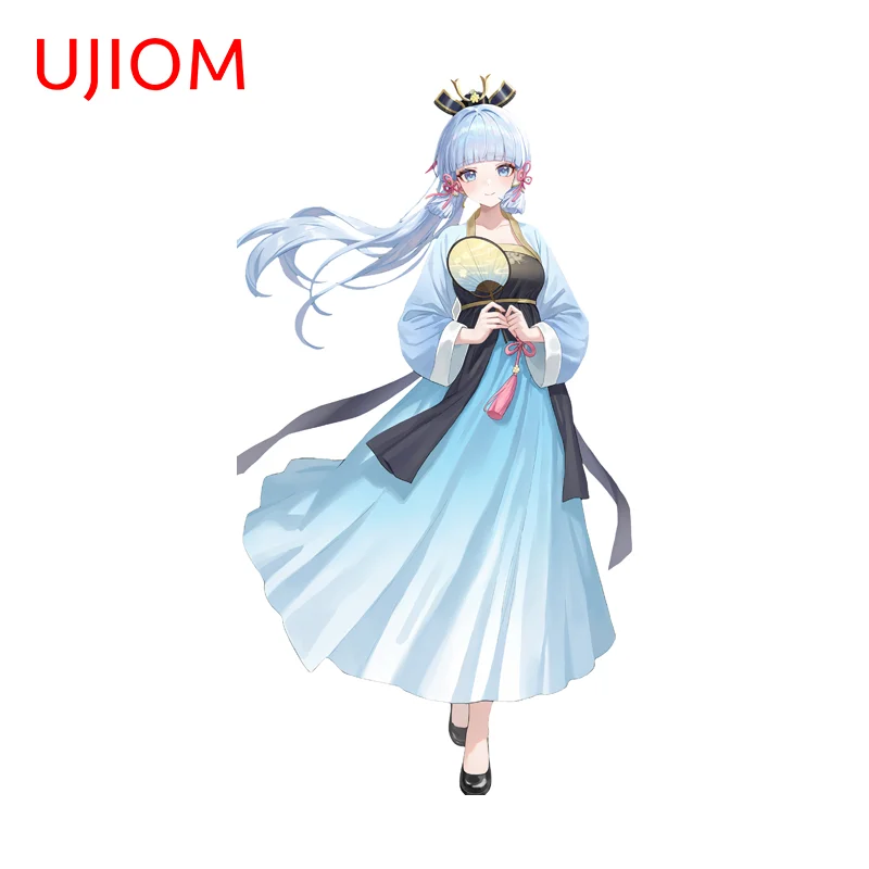 UJIOM Kamisato Ayaka Genshin Impact Trickery Wall Stickers Headboard Tile Setup Decorations Decal Papel Tapiz Pared Adhesivo