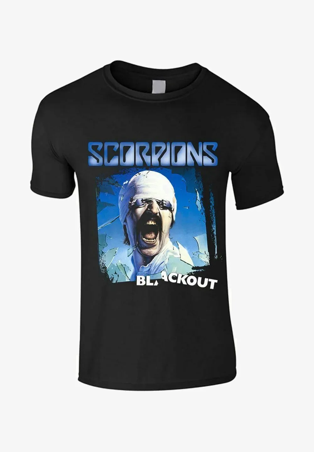 Scorpions Blackout Album Men’s T Shirt, Shirt For Music Fan Size S-5XL, Black